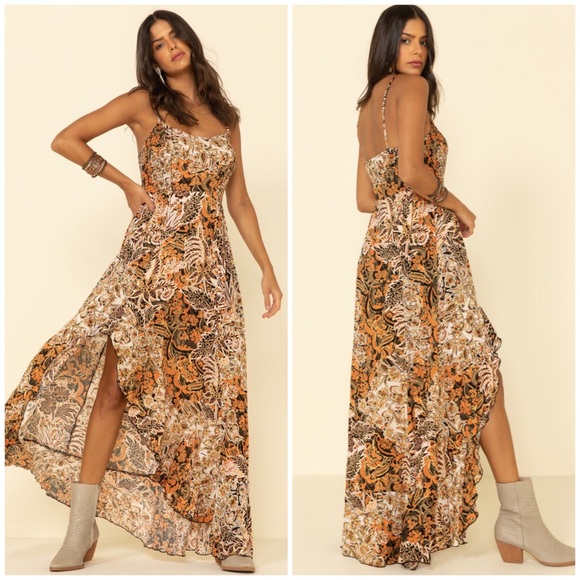 Free People Forever Yours smocked slip dress NWT - Picture 2 of 9